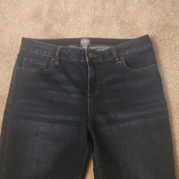 New York & Company Soho Jeans Denim Bermuda Shorts Size 8 - Picture 2 of 6